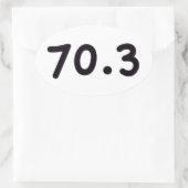 70.3 OVALER AUFKLEBER (Tasche)