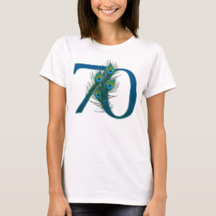 70/70. Zahlgeburtstag oder -jahrestag T-Shirt