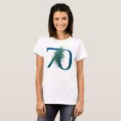 70/70. Zahlgeburtstag oder -jahrestag T-Shirt (Vorne ganz)