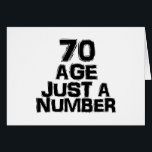 70 Age Just A Number Birthday Designs<br><div class="desc">70 Age Just A Number Birthday Designs</div>