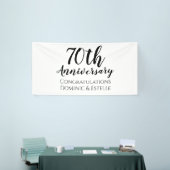 70. Annviersary Custom Party Banner (Messeveranstaltung)
