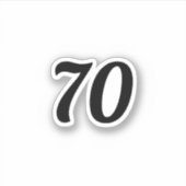 70 AUFKLEBER (Vorderseite)