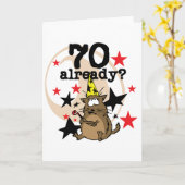 70 Bereits zum Geburtstag Karte (Gelbe Blume)