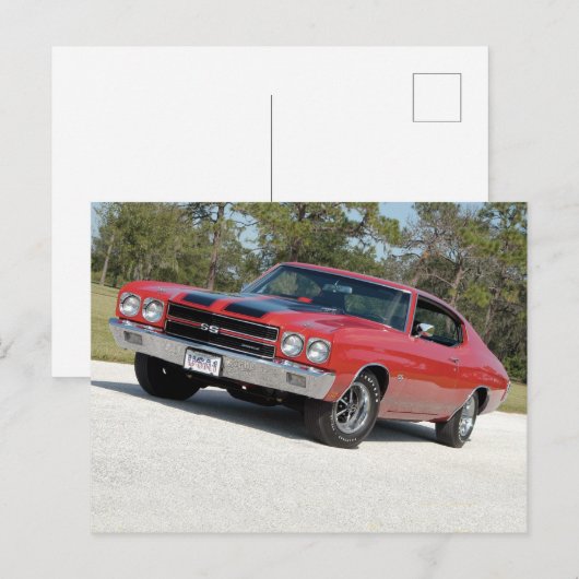 70' Chevelle SS Postkarte (Vorne/Hinten)