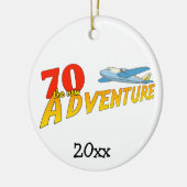 70 Das neue Adventure Flugzeug Keepake Ornament (Links)