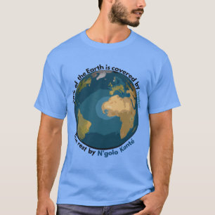 70 der Erde ist mit Familie bedeckt T-Shirt