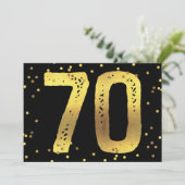 70. EINLADUNG (Stehend Vorderseite)