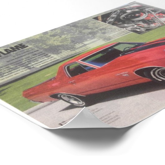 '70 El Camino Poster (Ecke)