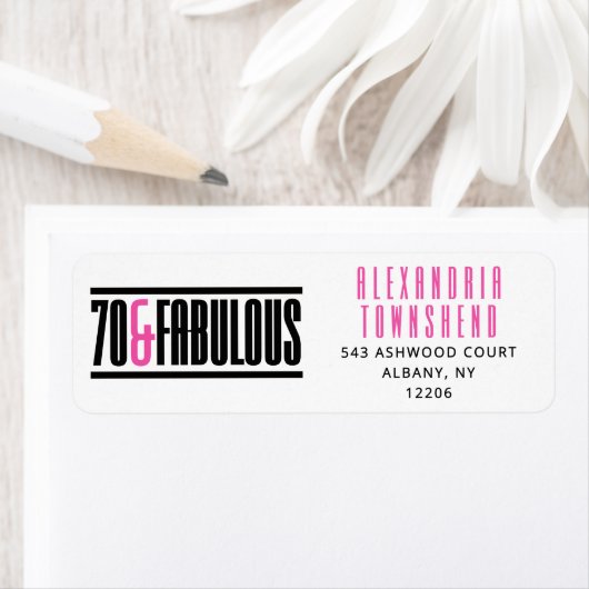 70 & Fabulous Fette, Schicke Typographie 70. Gebur (Insitu)