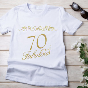 70 Fabulous Ornament 70. Geburtstag Ehrengast T-Shirt