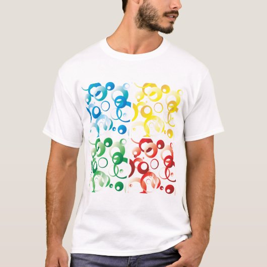 70 Farben und Formen Männer T - Shirt (Vorderseite)