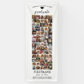 70 Foto Collage Abschluss Moderner Minimal Weiß Banner (Vertikal)