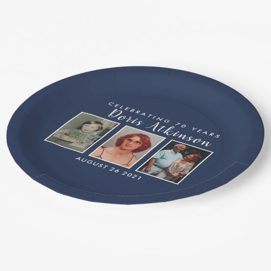 70. Foto Pappteller (Schrägansicht)