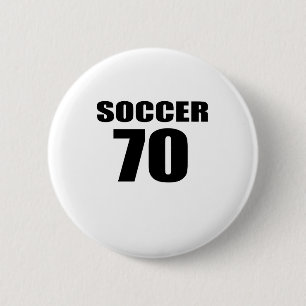 70 Fußball Geburtstag Button