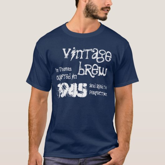 70. Geburtstag 1945 oder irgendein JahrVintager T-Shirt (Vorderseite)