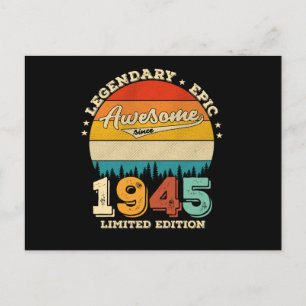 70. Geburtstag 1955 Tolles Geschenk zum 70. Geburt Postkarte