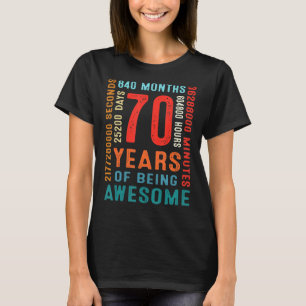 70. Geburtstag 70 Jahre alt 70 Jahre alt, fantasti T-Shirt