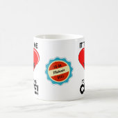 70. Geburtstag 70. Personalisiertes Niedliches Her Kaffeetasse (Mittel)