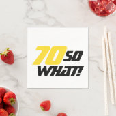 70. Geburtstag 70 So was Funny Party Serviette (Beispiel)