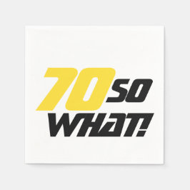 70. Geburtstag 70 So was Funny Party Serviette