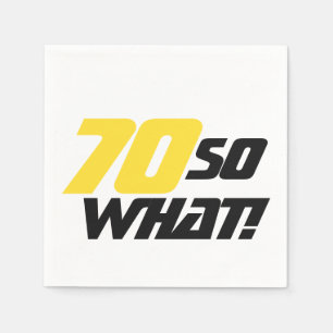 70. Geburtstag 70 So was Funny Party Serviette
