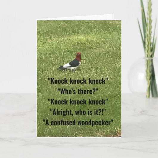 *70. GEBURTSTAG* AUS DER KONFUSIERTEN WOODPECKER-K KARTE (Vorderseite)