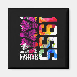 70. Geburtstag Badminton Limitierte Auflage 1955 Magnet
