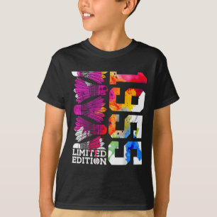 70. Geburtstag Badminton Limitierte Edition 1955  T-Shirt