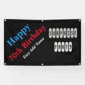 70. Geburtstag Banner (Horizontal)
