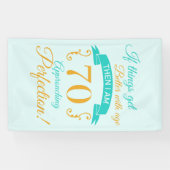 70. Geburtstag besser mit Alter Banner (Horizontal)