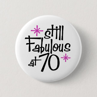 70. Geburtstag Button