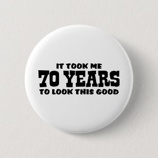 70. Geburtstag Button