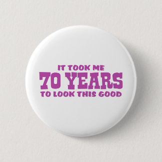 70. Geburtstag Button