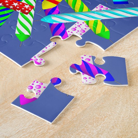 70. Geburtstag Candle Jigsaw Puzzle (Seite)