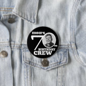 70. Geburtstag Crew benutzerdefiniertes Foto und N Button (Beispiel)