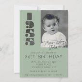 70. Geburtstag Einladung mit Foto Jahr 1955 (Vorderseite)