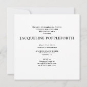 70. Geburtstag Entwerfen Sie Ihre eigene FotoColla Einladung (Rückseite)