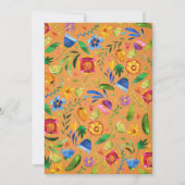 70. Geburtstag Fiesta Einladung (Rückseite)