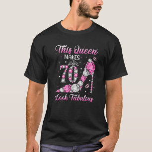 70. Geburtstag für Damen Königinnen 1952 Diamanten T-Shirt