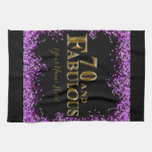 70. Geburtstag Geschirrtuch (Horizontal)