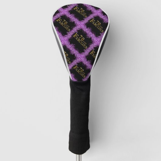70. Geburtstag Golf Headcover (Vorderseite)