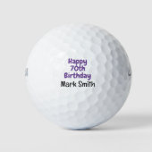 70. Geburtstag Golfball (Vorderseite)
