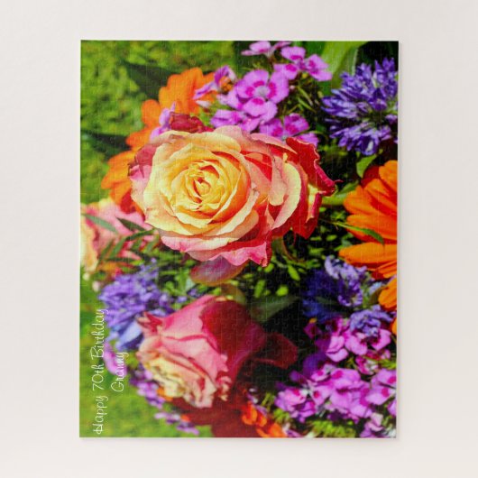 70. Geburtstag Granny. Puzzle (Vertikal)