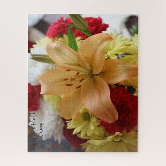 70. Geburtstag Granny. Puzzle (Vertikal)