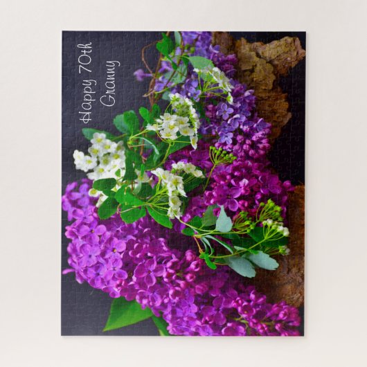 70. Geburtstag Granny. Puzzle (Vertikal)
