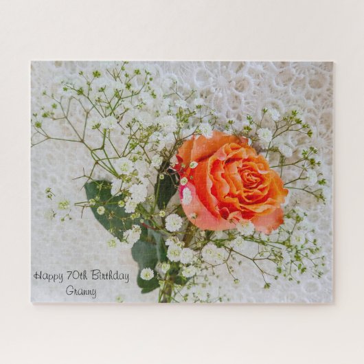 70. Geburtstag Granny. Puzzle (Horizontal)