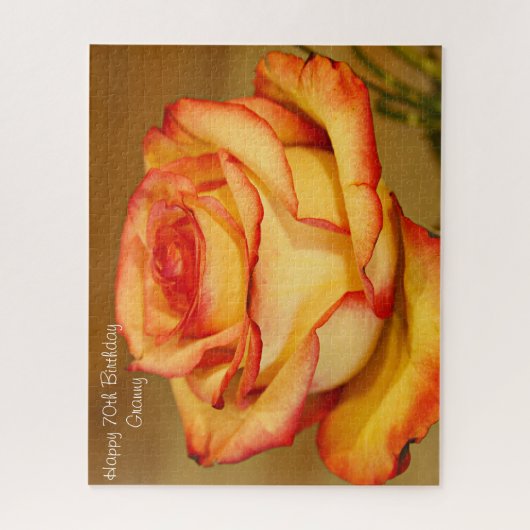 70. Geburtstag Granny. Puzzle (Vertikal)