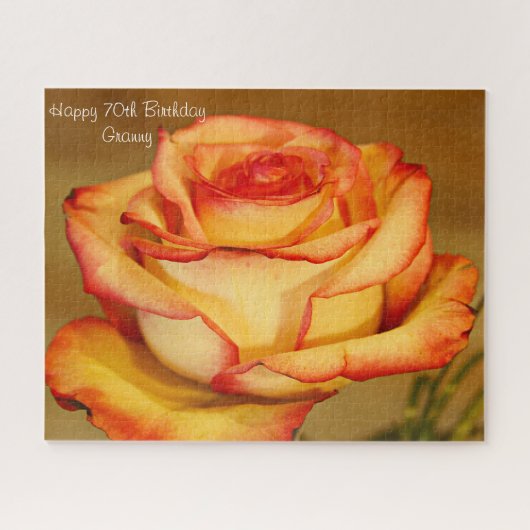 70. Geburtstag Granny. Puzzle (Horizontal)