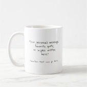 70. Geburtstag individuell gestalteter Kaffee-Bech Kaffeetasse (Links)