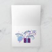 70. Geburtstag individuelle Karte (Innenseite)